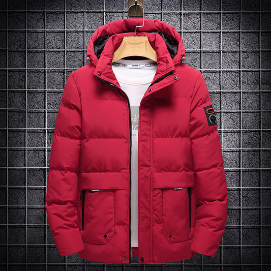 Handsome winter down padded jacket