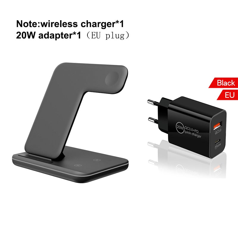 3 in 1 Wireless Charger Stand Fast